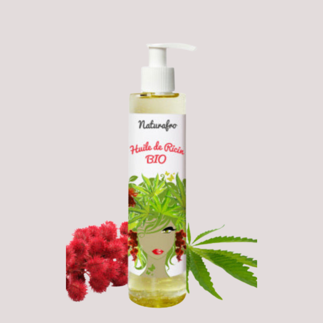 Huile de ricin bio - naturafro 