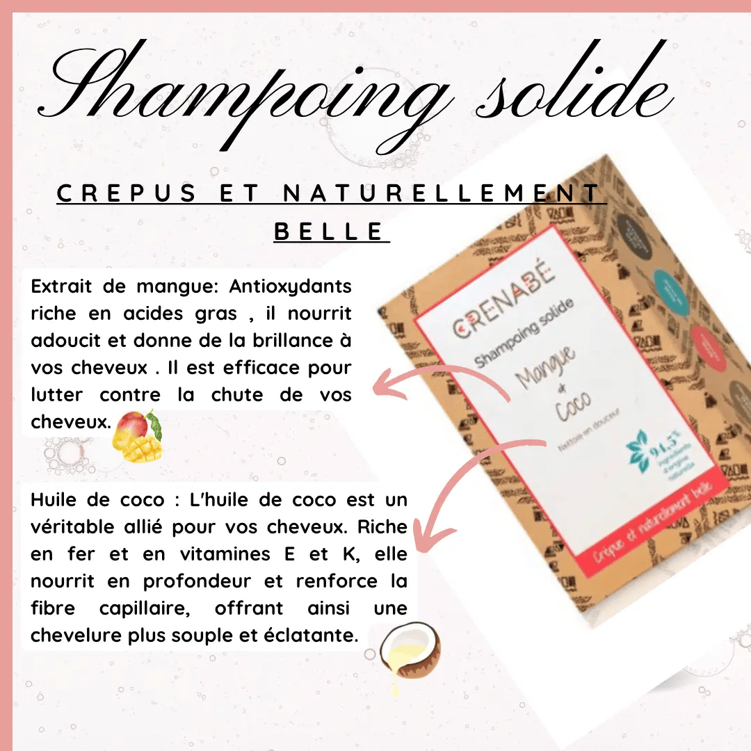 Shampoing solide Crenabe