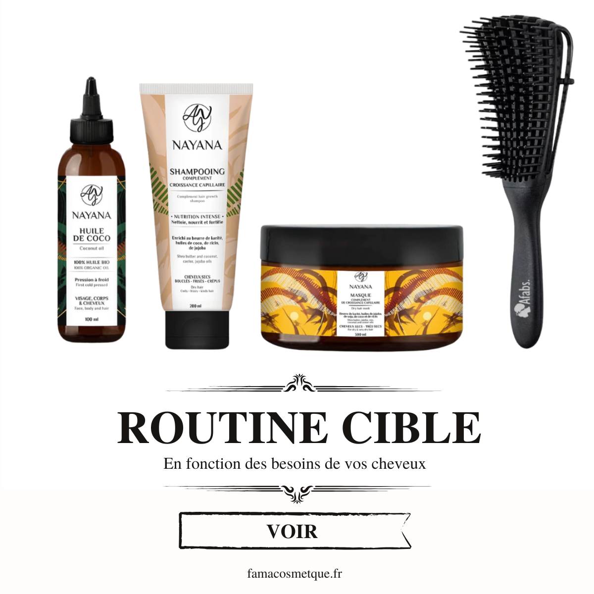 Routine ciblée cheveux secs 