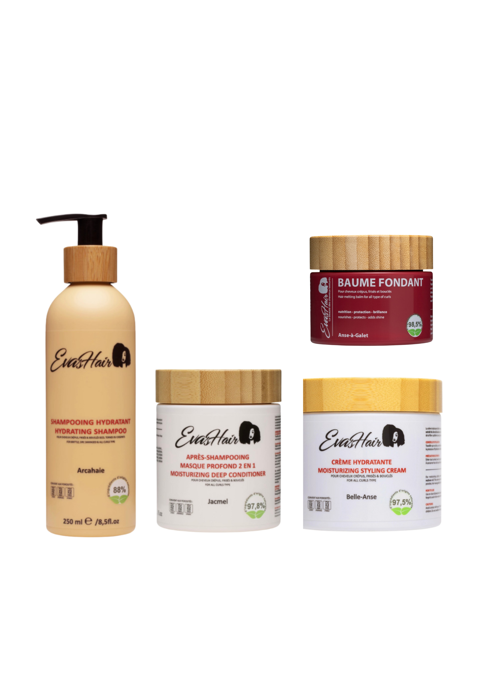 Routine ciblée hydratation Evashair 
