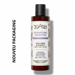 Shampoing sensitive Soarn nouveau packaging 